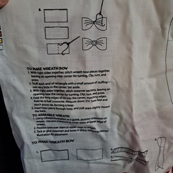 Dream Spinners DIY Snowman Wreath Panel - Picture 3 of 11